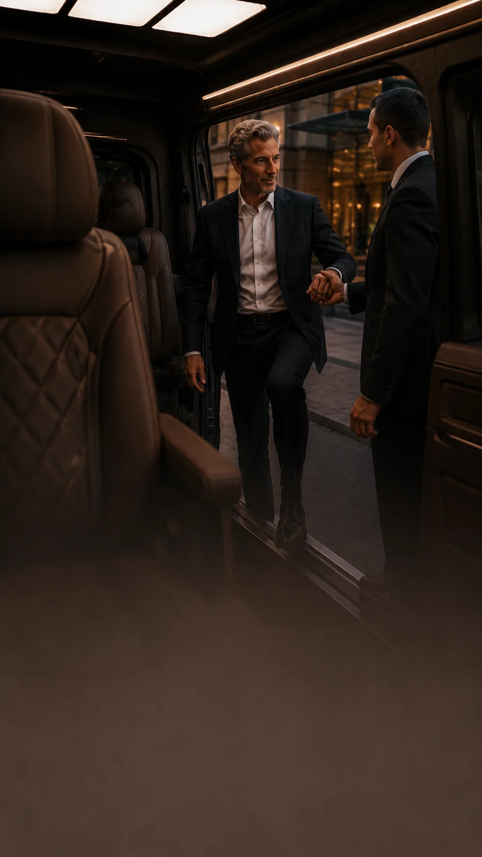 Business Class Sprinter cabin interior